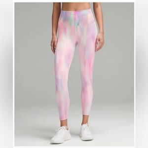 Lululemon Pink Tie-Dye Active Leggings size 8. Like New without tags